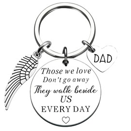 Geguosen Memorial Gifts for Loss Of Dad,Sympathy Gifts for Loss Of Father Loss Of Loved One Dad Keychain Memorial Bereavement Gift Ideas Sympathy Gifts For Loss Of Loved One Dad Father Funeral Gifts