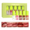 Set De Cuidado Labial Hidratante Glossy Liquid Lip Oil Gloss