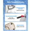 VEVOR Ice Crusher Machine, 220lbs Per Hour Electric 4 Blades