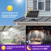 VOPHICHO Solar Shed Light Outdoor Indoor, Upgrade 244 LED 360°