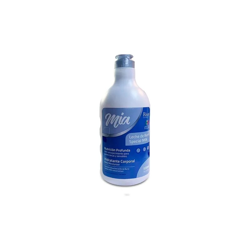 Risan Crema Líquida Leche De Burra 500 Ml