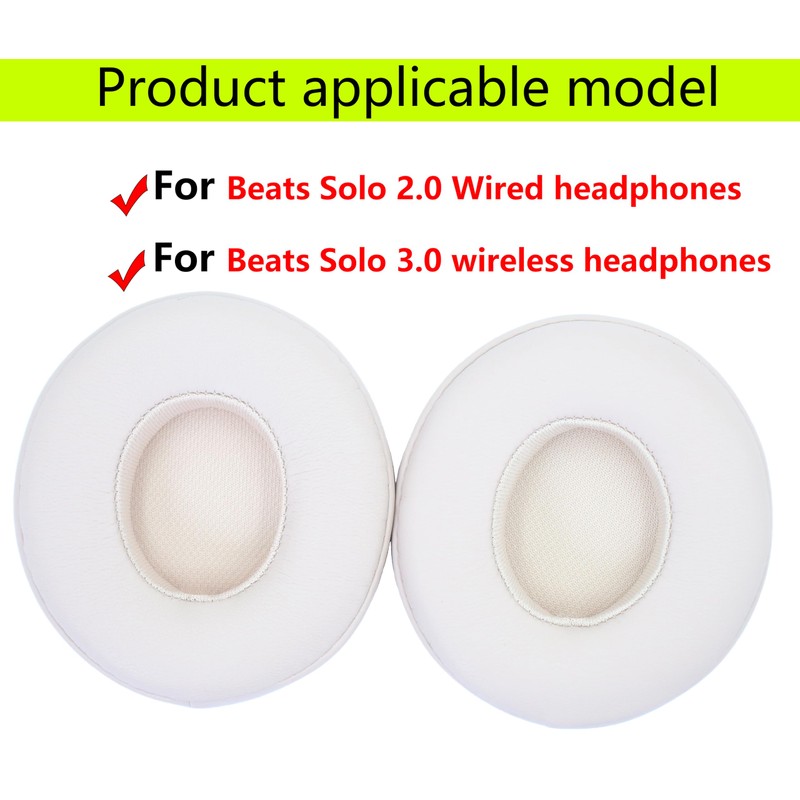 Replacement Ear Pads Compatible with Beats Solo 2.0 Solo 3.0