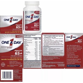 01/26 One A Day Proactive 65+ Plus Multivitamins 150 tb free ship'g ea add'l US
