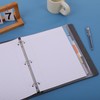 SKYDUE Clipboard Binder with Dividers,1 Inch 3 Ring Binder with