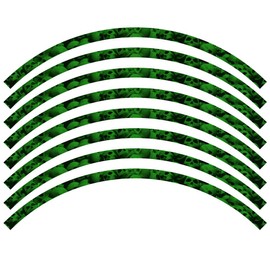 Flaming Gearhead Rim Protector Decals Senge Graphics