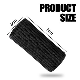 SULIUDAJI Pack of 24 Chair Socks, Elastic Furniture Socks, Knitted, Felt Chair Leg Caps, Thick Base, Non-Slip Pads for Furniture, Table, Floor Protection, Avoid Scratches and Noise (Black)