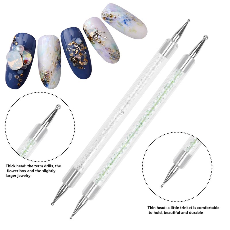 NATUCE Nail Art Dotting Tools, Pack of 5 Nail Point