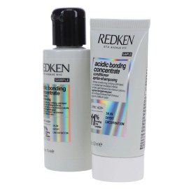 Combo de champú concentrado de unión ácida Redken de 2,53 oz y acondicionador de 1,7 oz