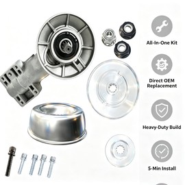 linpel for Stihl Trimmer Gear Head Gearbox Assembly, Replaces OEM 4180 640 0114 41806400114, Fits FS56R FS70R FS90R FS91R FS94R  FS56RC FS110R FS111R FS131R Weed Eater Parts Trimmer Head Metal Head