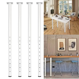 MAIQIYALAN Adjustable Table Legs 36 inch, Metal Desk Legs, Suitable for DIY Furniture Legs, Computer Desks, Dining Tables, Workbenches, Coffee Tables, Desk Legs,Furniture Leg Set of 4 (22-36 inch)