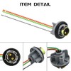 WMYCONGCONG 4 PCS 1157 BAY15D Turn Signal Light Bulb Socket