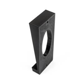 Built3D Vinyl Siding Mount for Ring Video Doorbell Pro - Angle Adjustment Wedge - 5" + Siding, White