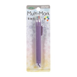 Sullivans Multi-Mark 6-In-1 Water Soluble Marking Pencil, Purple