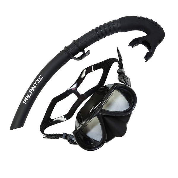 Scuba Choice Palantic Black Free Dive Spearfishing Low Volume Mask