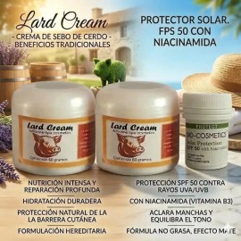Crema Cosmética Sebo Cerdo Multi Beneficios 2 Pack+regalo