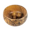 GoCraft Mango Wood Nut Bowl, Small, 6" Diameter x 3"
