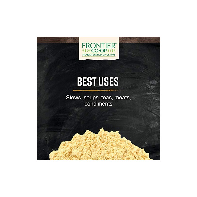 Frontier Mustard Seed, Yellow Mustard Powder Certified Organic, 16 Ounce