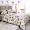 Coastal Quilts Queen Size, 3-Piece Starfish Shell Pattern Queen Beach