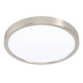 EGLO connect.z Fueva-Z Smart Home LED Bathroom Ceiling Light, Diameter 28.5 cm, ZigBee, App and Voice Control, Alexa, Light Colour (Warm White/Cold White), Dimmable, Aluminium Surface-Mounted Light,