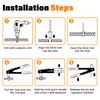JTAREA 60pcs 3/16" x 3/8" Stainless Steel Pop Rivets with