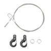 2pcs RC Metal Trailer Hook Aluminum Alloy Steel Rope Lightweight