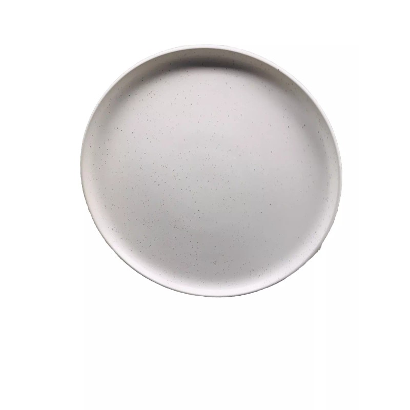 Studio 3B Mio 10.5” Ceramic Serving/Dinner Sea Salt Plate Bed