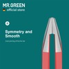 MR.GREEN Curve Handle Eyebrows Tweezers Professional Fine Hairs Removal Puller