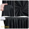 Black Backdrop Curtains 10 ft X 10 ft Wrinkle Free