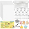 Mcupper 166 Pcs Shrink Plastic Art Kit, 30 Pcs Shrinky