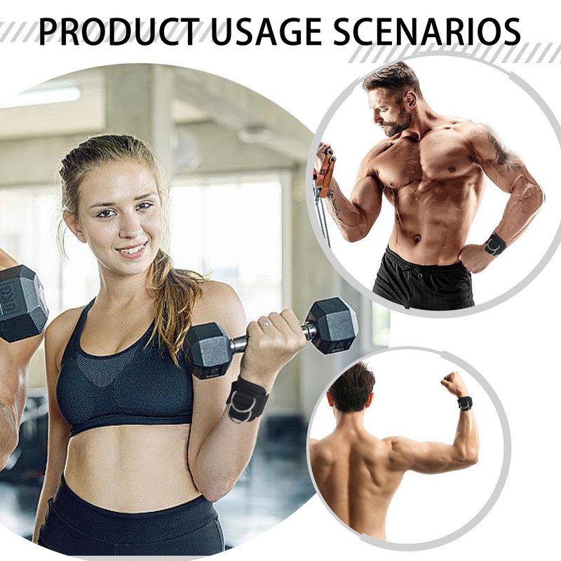 2PCS Wrist Straps Weightlifting, Gym Straps Weight Lifting Gym Accessories