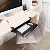 EHO Clamp-On Retractable Adjustable Keyboard Tray, Under Desk Ergonomic Keyboard