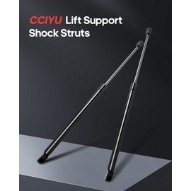 cciyu Rear Liftgate Lift Supports Struts for Mitsubishi Outlander 2007-2013 Shocks Gas Springs(Pack of 2)