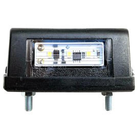 MelTruck® 2x LED Number Plate Light E9 for Lorry Trailer Caravan Construction Machinery