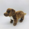 TAMMYFLYFLY Stuffed Toy 12" Standing Large Dachshund Dog Caramel Brown