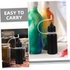 TEHAUX 10pcs Glue Applicator Bottle Squeezable Containers Fine Tip for