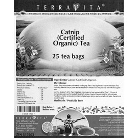Catnip (Certified Organic) Tea (25 tea bags, ZIN: 517603)