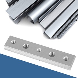 100mm Aluminum Alloy T-Slot Slider Bar Miter Track Jig T Screw Fixture Slot T-Slot Sliding Bar with M6 M8 Holes for Table Saw Router Table Woodworking Tool (100mm)