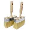 ROLLINGDOG Limewash Brush - 5.5" Deck Stain Brush Wood Handle