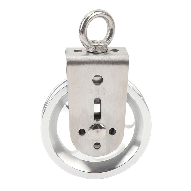 Cable Pulley Wheel Stainless Steel 360 Degree Rotation Traction Wheel