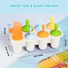 Miaowoof Silicone Popsicles Molds for Toddlers, 8-Cavity Non-BPA Premium Silicone