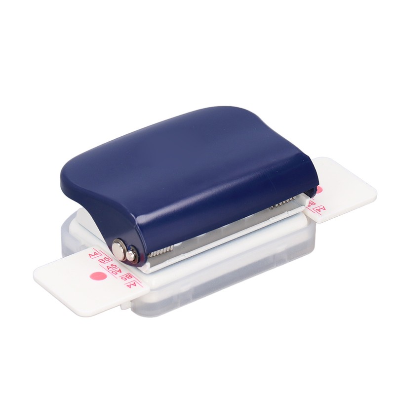 Hole Punch Dark Blue 6 Hole Portable Small Planner Hole