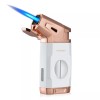 Torch Cigar Lighter Built-in V Cigar Cutter Refillable Butane Torch