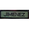Parche Portanombre Personalizado Varios Colores Velcro