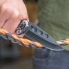 SE Drop Point Folding Knife with Seatbelt Cutter and Window