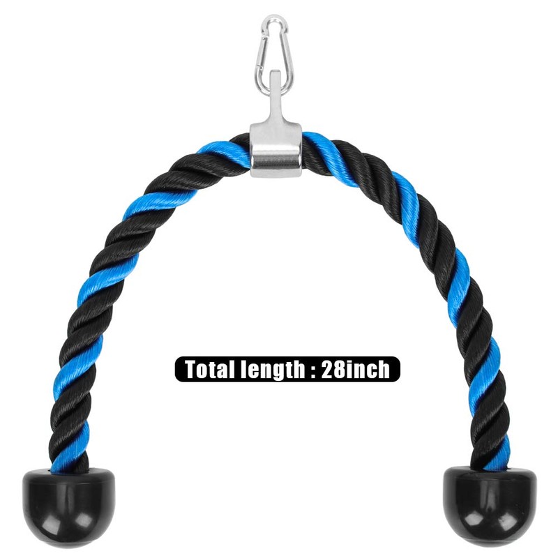 Emoly Universal Tricep Rope Pull Down - 28 Inch Heavy