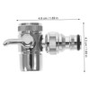 Frcolor Washer Faucet Adapter Copper Diverter Valve Kitchen Sink Connection