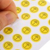 iplusmile 800pcs Ground Symbol Stickers Labels Safety Protective Earth Protective