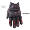 HANDLANDY Heavy Duty Work Gloves Men, Touchscreen TPR Impact Reducing