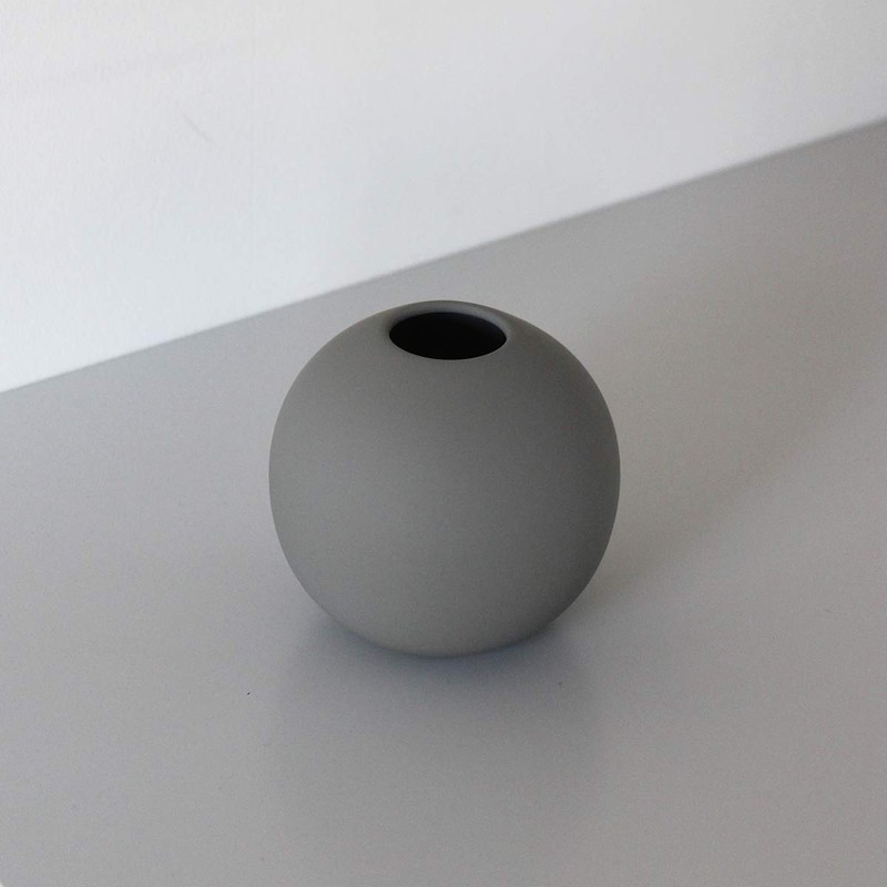 Cooee Design Ball Vase 10cm Grey