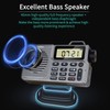Portable AM/FM Radio, Small Pocket Radio with Bass Speaker, Support
